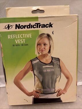 NordicTrack Reflective Vest Be Seen Be Safe Mesh NIB